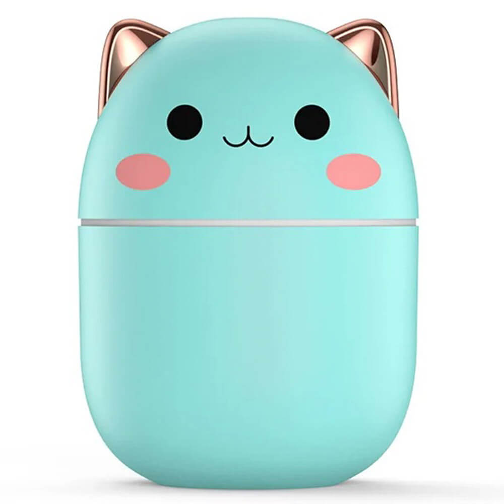 Mini humidificateur dair design chat
