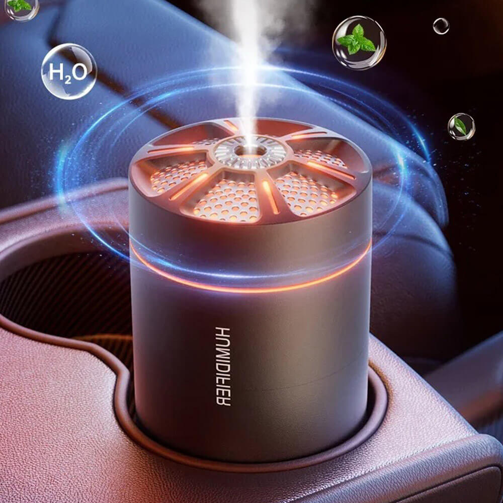 Mini humidificateur rond voiture