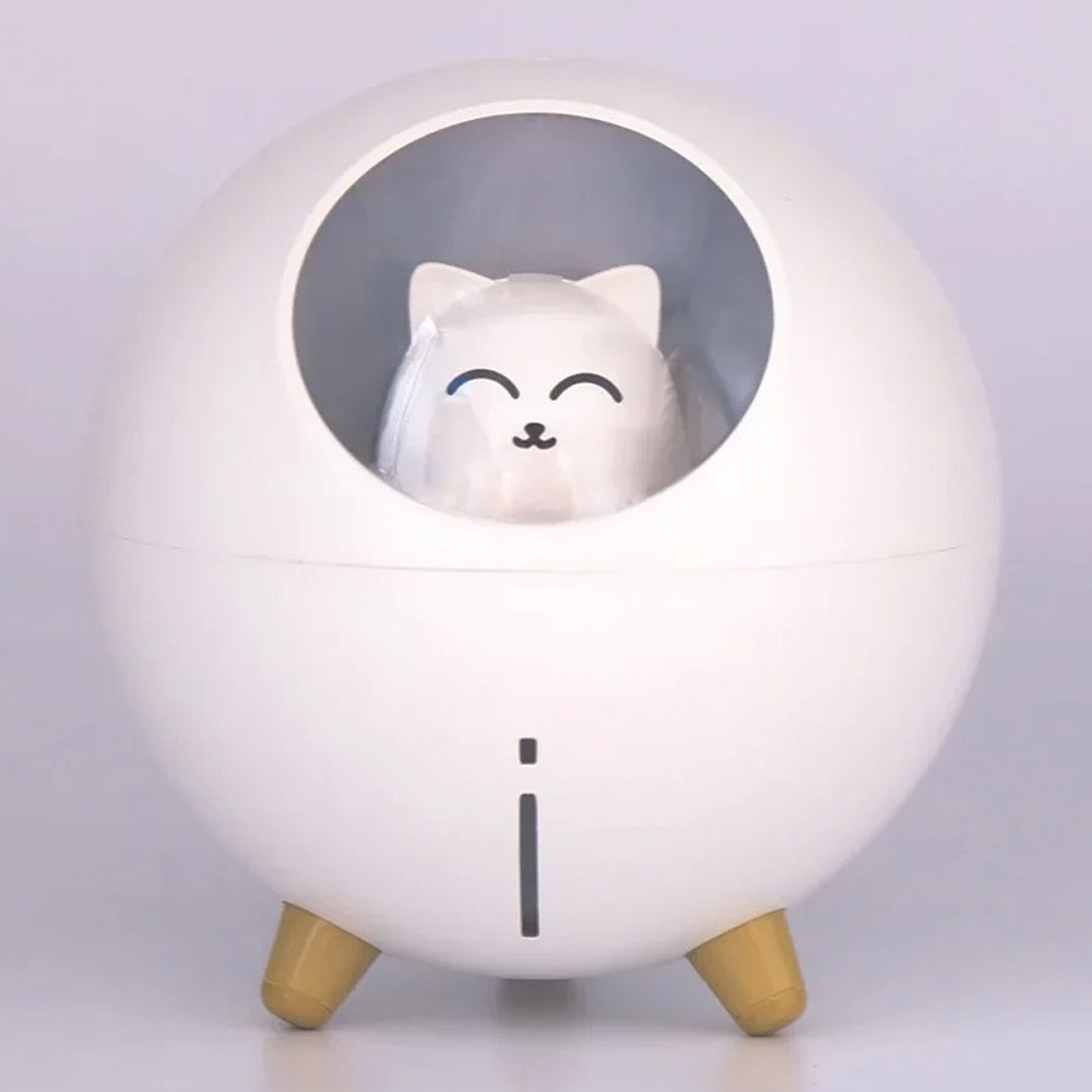 Mini humidificateur planète chat