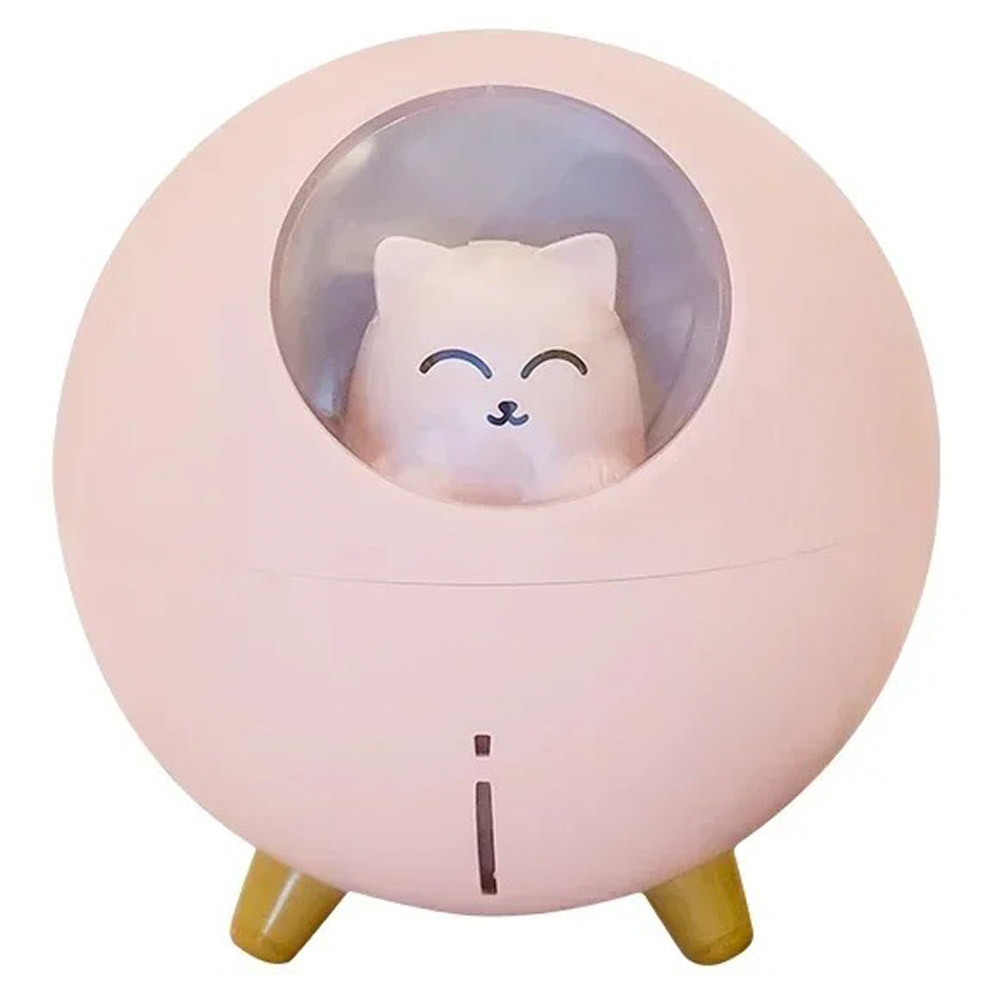 Mini humidificateur planète chat