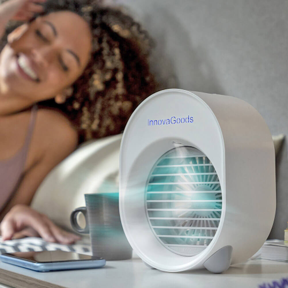 Mini-climatiseur | Humidificateur 200mL | Compact & portable | InnovaGoods