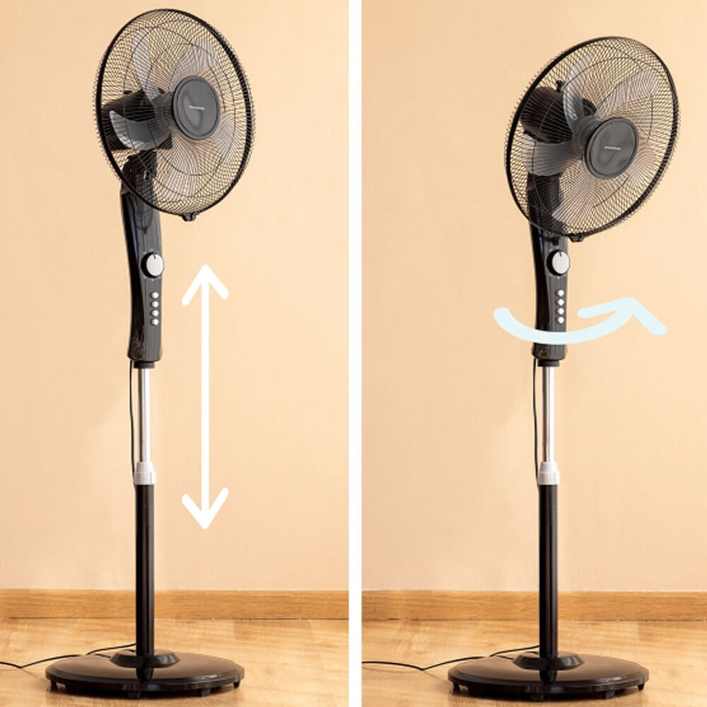 Ventilateur sur pied Innovagoods noir
