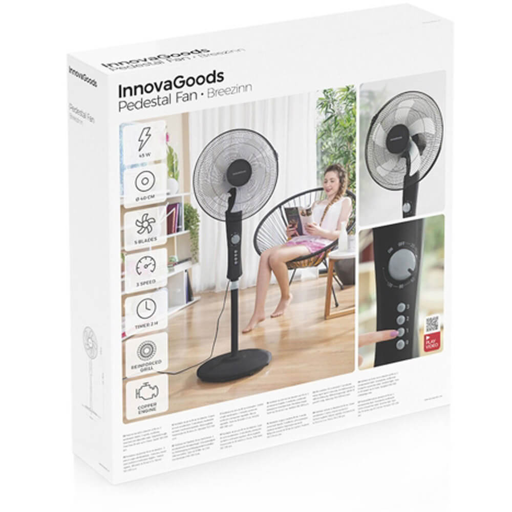 Ventilateur sur pied Innovagoods noir