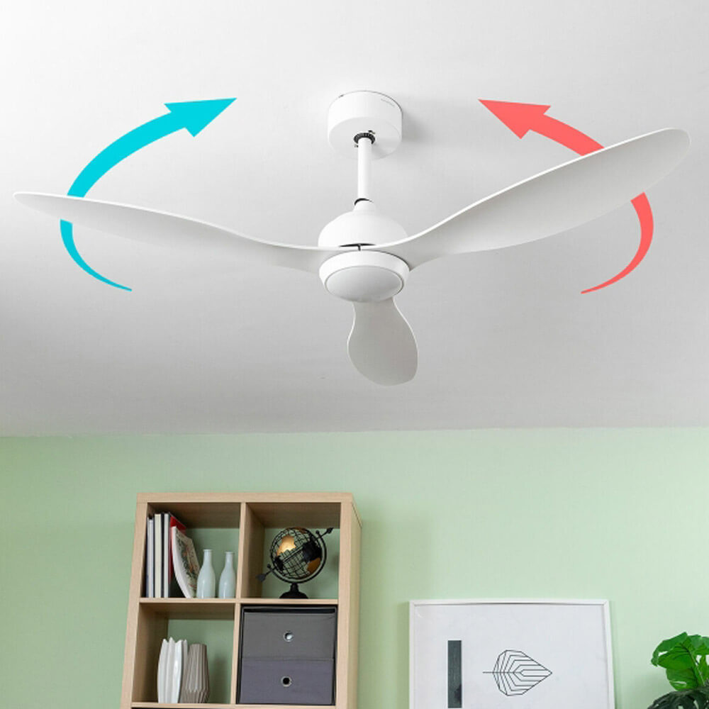 Ventilateur de plafond Inoovagoods blanc avec lumière