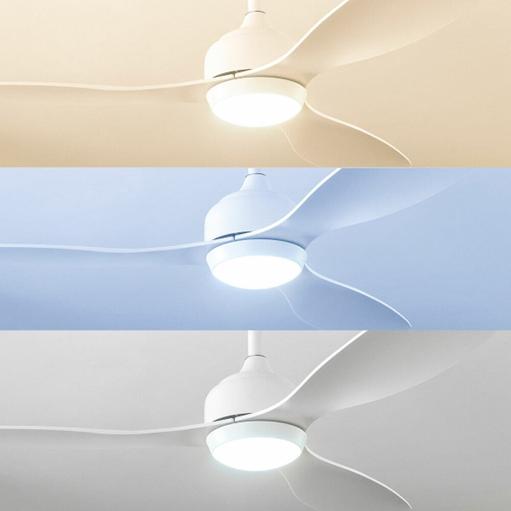 Ventilateur de plafond Inoovagoods blanc avec lumière