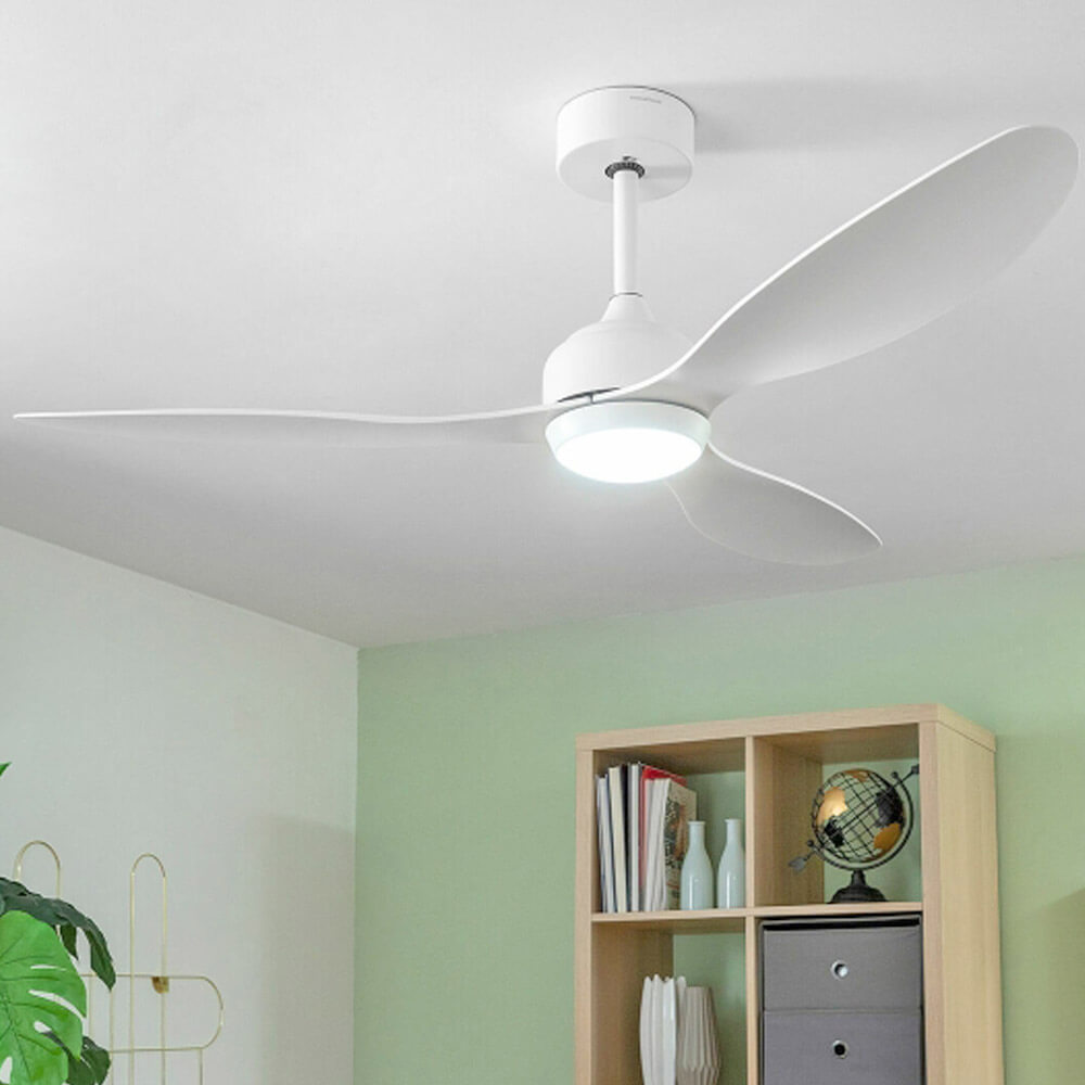 Ventilateur de plafond Inoovagoods blanc avec lumière