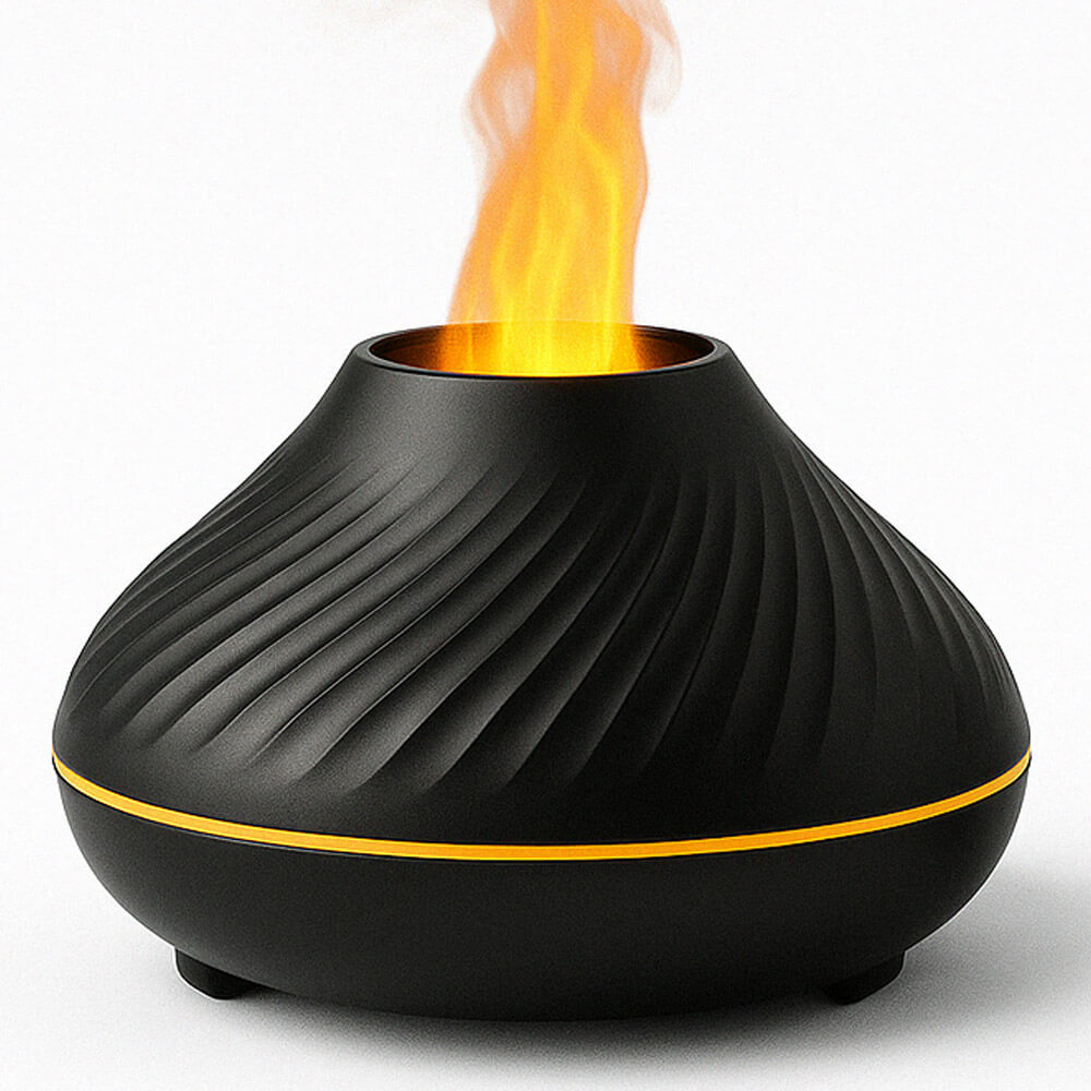 Humidificateur dair design flamme volcan coloré