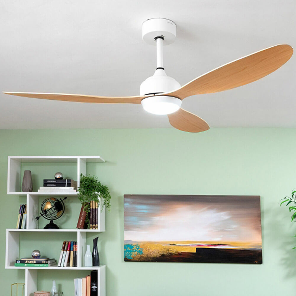 Ventilateur bois avec LED Innovagoods