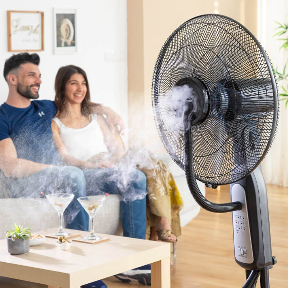 Ventilateur brumisateur sur pied Innovagoods