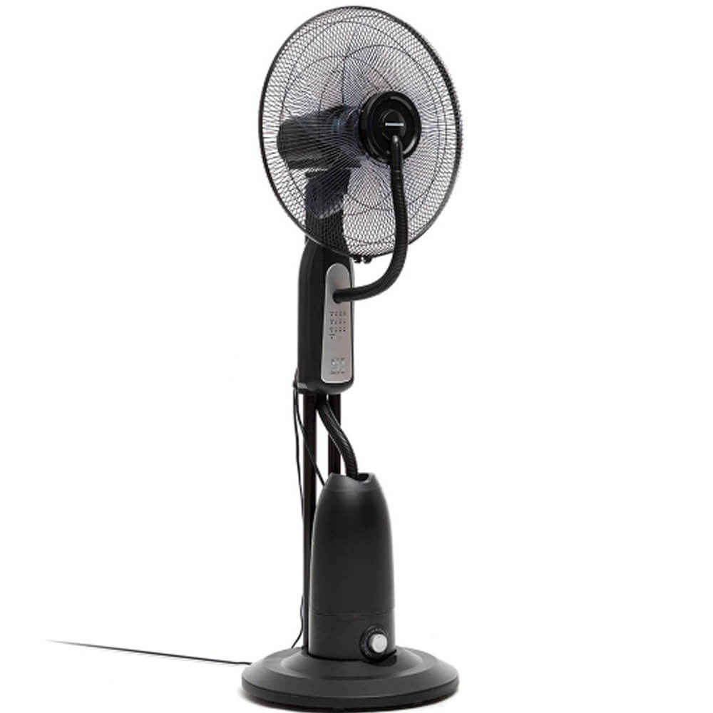 Ventilateur brumisateur sur pied noir InnovaGoods