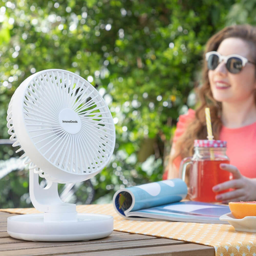 Ventilateur bureau avec LED Innovagoods