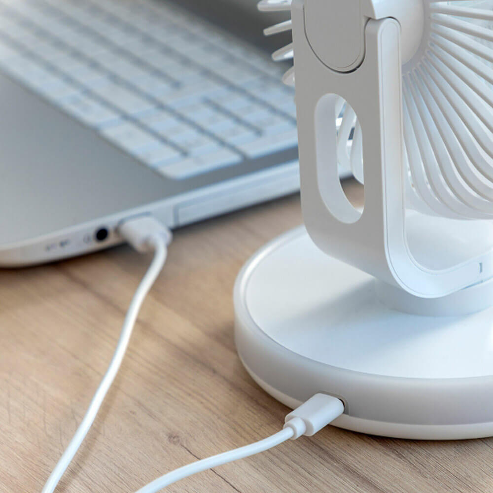 Ventilateur bureau avec LED Innovagoods