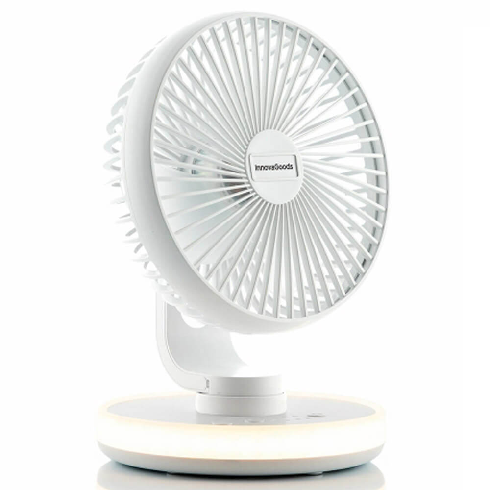 Ventilateur bureau sans fil avec LED InnovaGoods