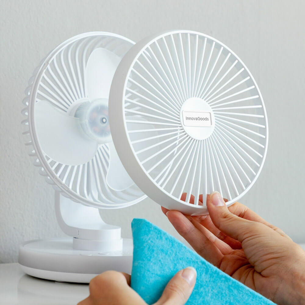Ventilateur bureau avec LED Innovagoods