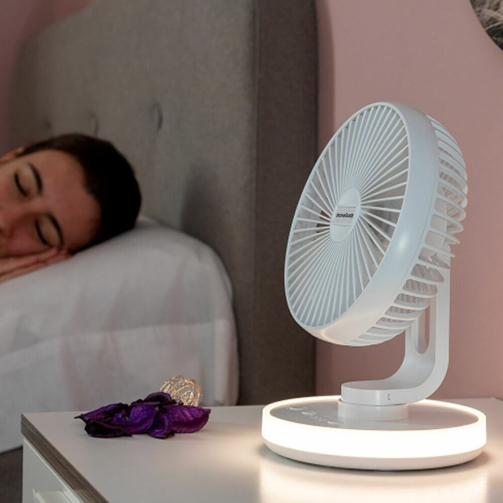 Ventilateur bureau avec LED Innovagoods