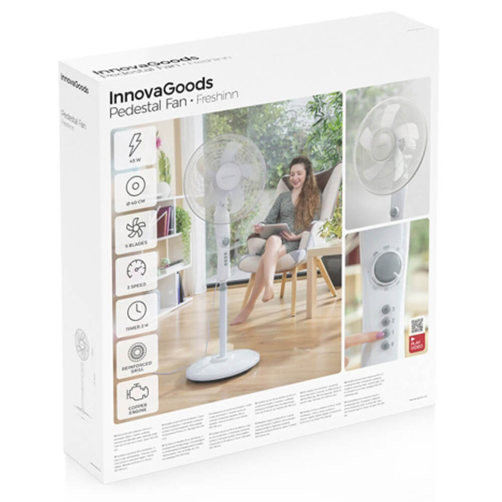 Ventilateur sur pied blanc Innovagoods