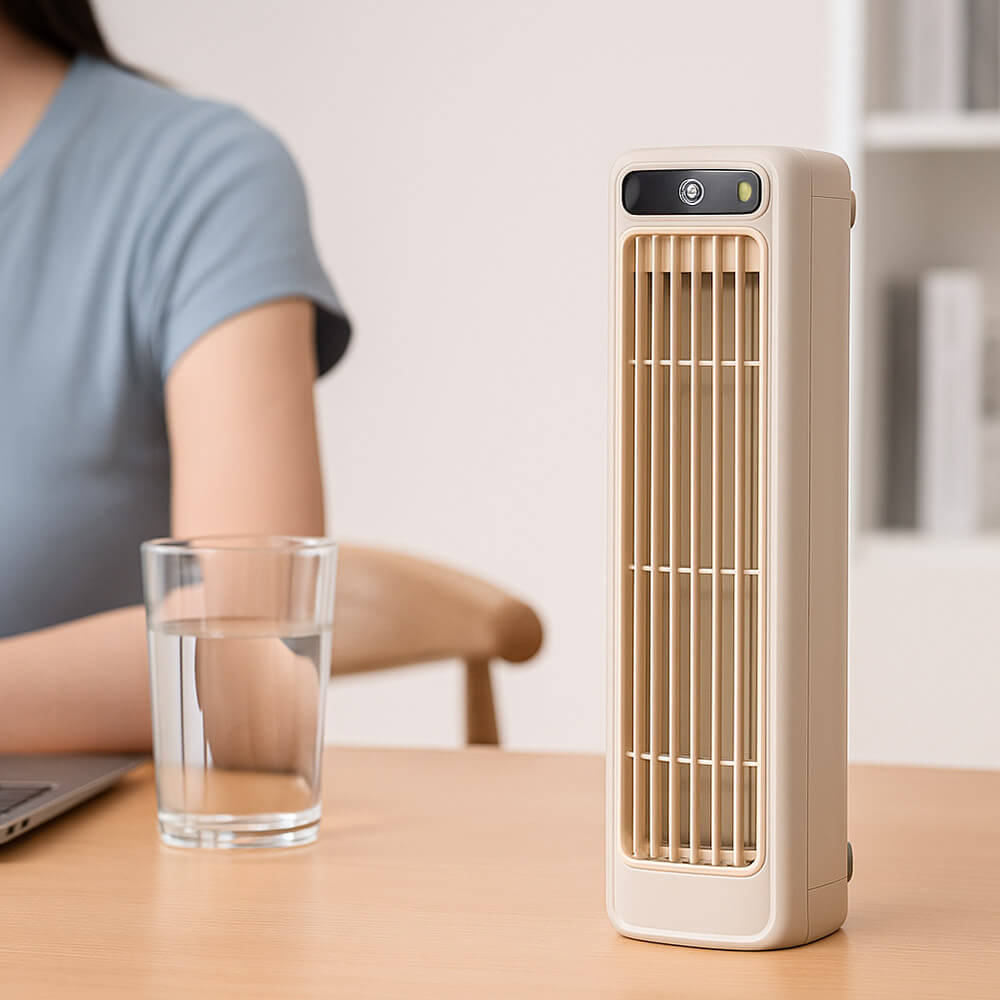 Ventilateur tour compact et sans fil