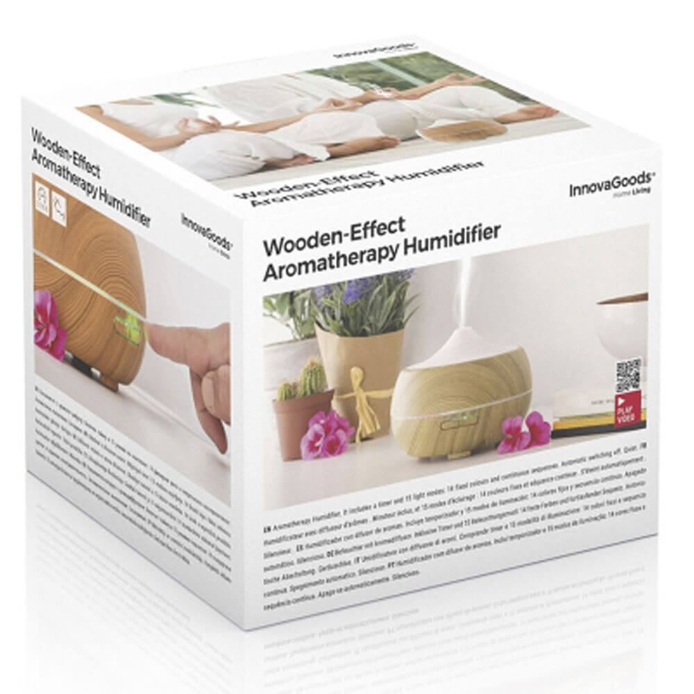 Humidificateur effet bois avec LED