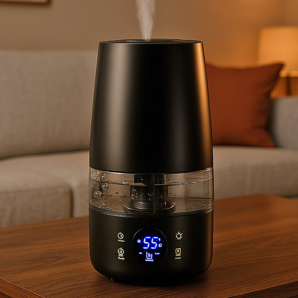 Humidificateur dair noir 4.5L
