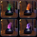 Humidificateur dair flamme colorée