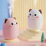 Mini humidificateur dair design chat