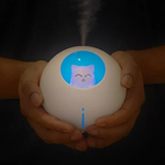 Mini humidificateur planète chat