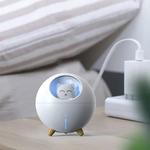Mini humidificateur planète chat