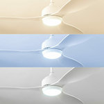 Ventilateur de plafond Inoovagoods blanc avec lumière