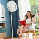 Ventilateur blanc sur pied sans fil multifonction innovagoods