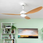 Ventilateur bois avec LED Innovagoods