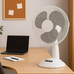 Ventilateur de bureau blanc Argon