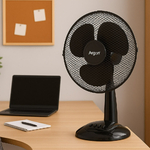 Ventilateur de bureau noir Argon