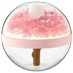 Humidificateur design floral coloré avec veilleuse