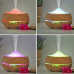 Humidificateur effet bois avec LED