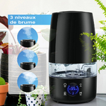 Humidificateur dair noir 4.5L