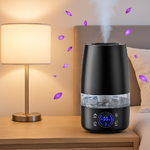 Humidificateur d'air noir 4.5L