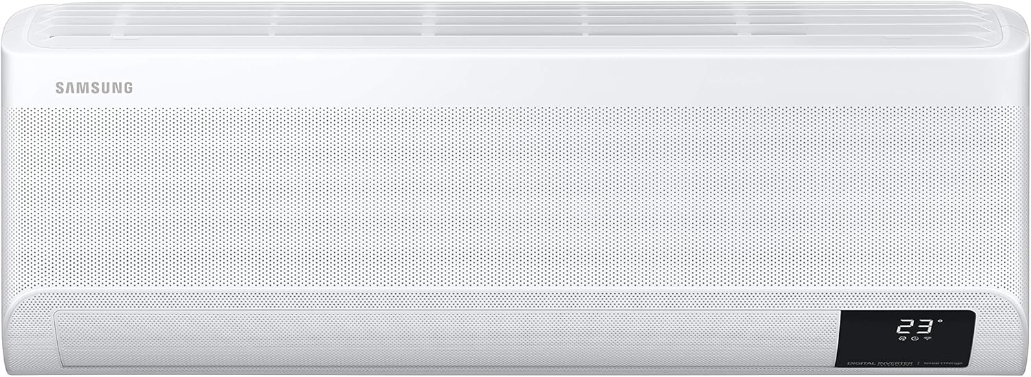 Samsung Minisplit Inverter Wind Free Excellence con Wi Fi, 12 K BTU, con Bomba de Calor, Blanco