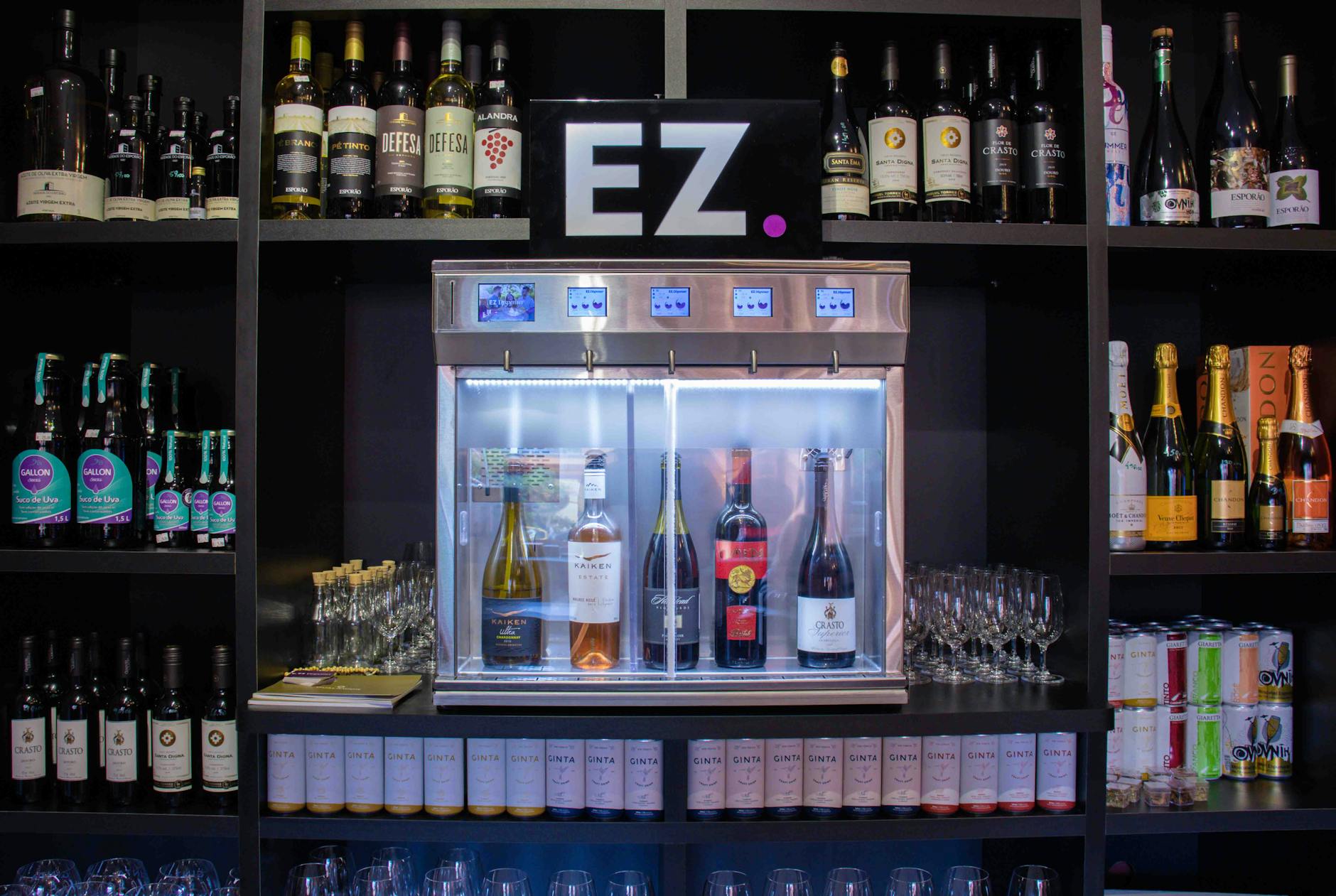 diverse alcoholic beverages displayed in ez store monte verde perfect for bars restaurants