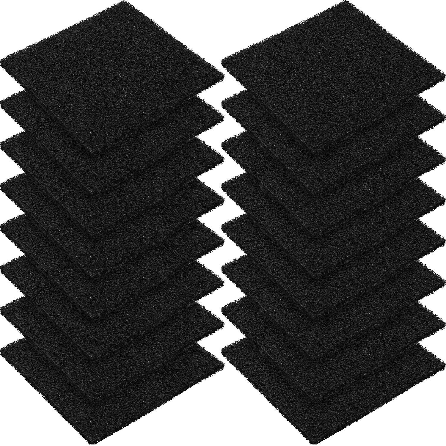 Filtres à charbon Gejoy pour seau à compost, lot de 16 (12x12 cm)