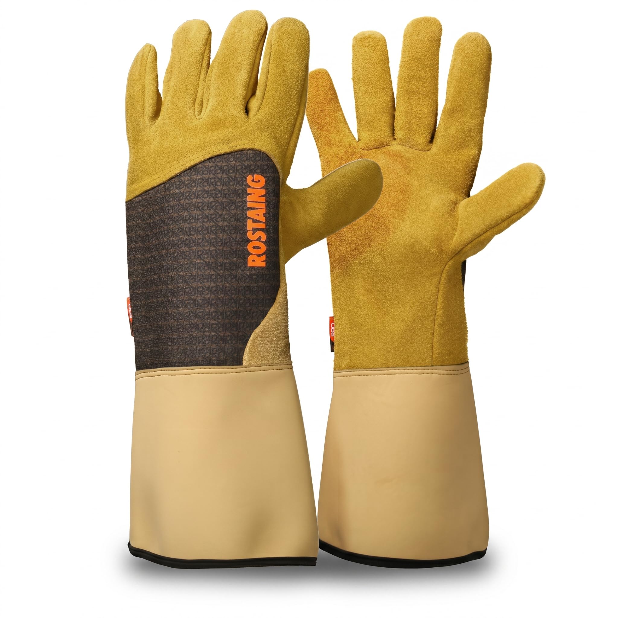 Gants de jardinage Rostaing Roncier IT10 en cuir, taille XL