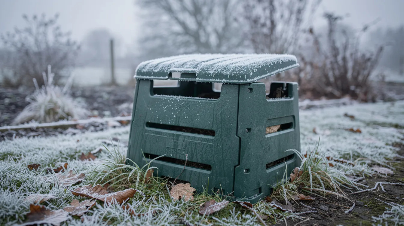 Composteur en hiver : que faire quand il gèle