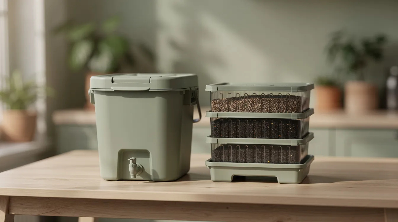 Bokashi ou lombricomposteur : lequel choisir en appartement