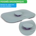 Couvercle du seau YourCasa avec bouton de préhension, détail de la poignée