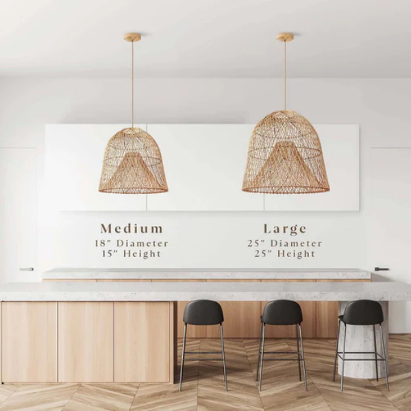 Santa Barbara Rattan Pendant Light (5)