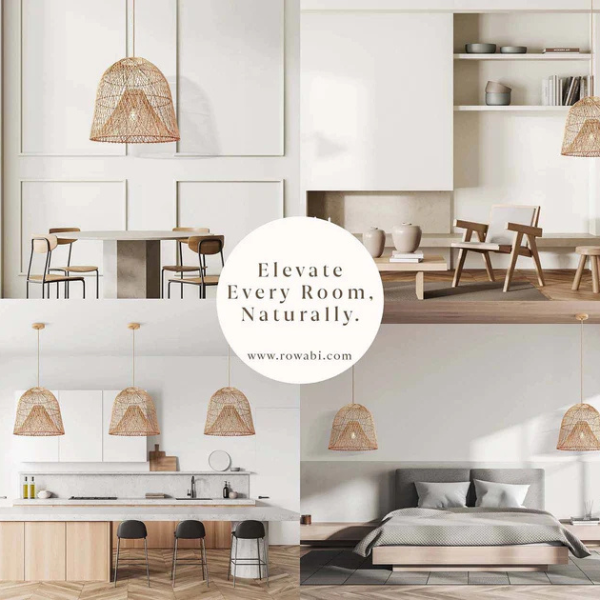 Santa Barbara Rattan Pendant Light (3)