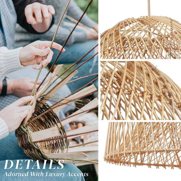 Santa Barbara Rattan Pendant Light (6)