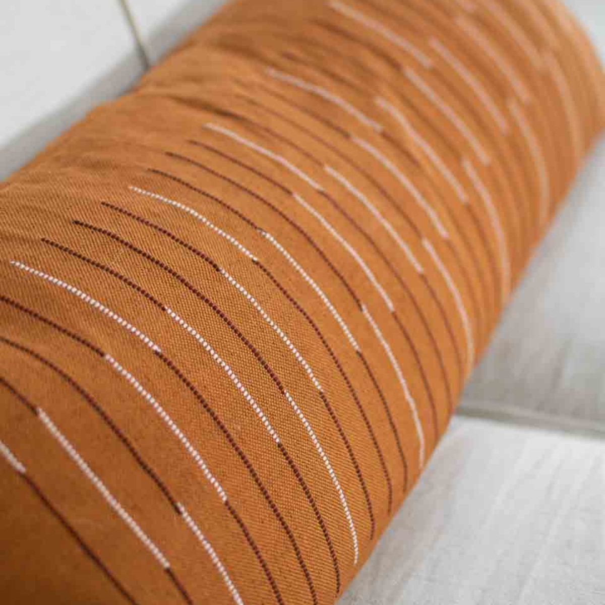 Long Lumbar Pillow Cover in Textura
