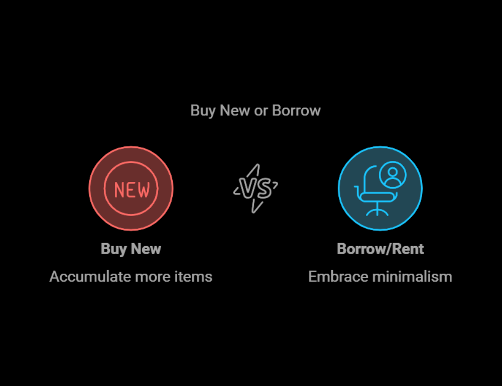 buy new or borrow