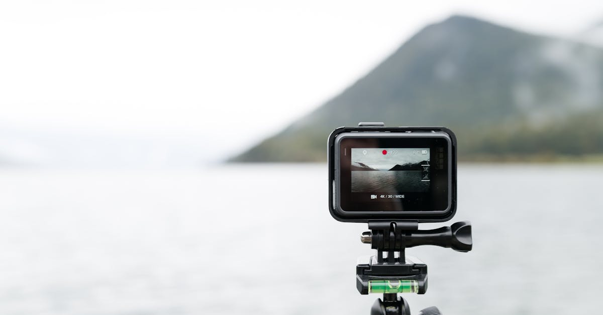 black action camera