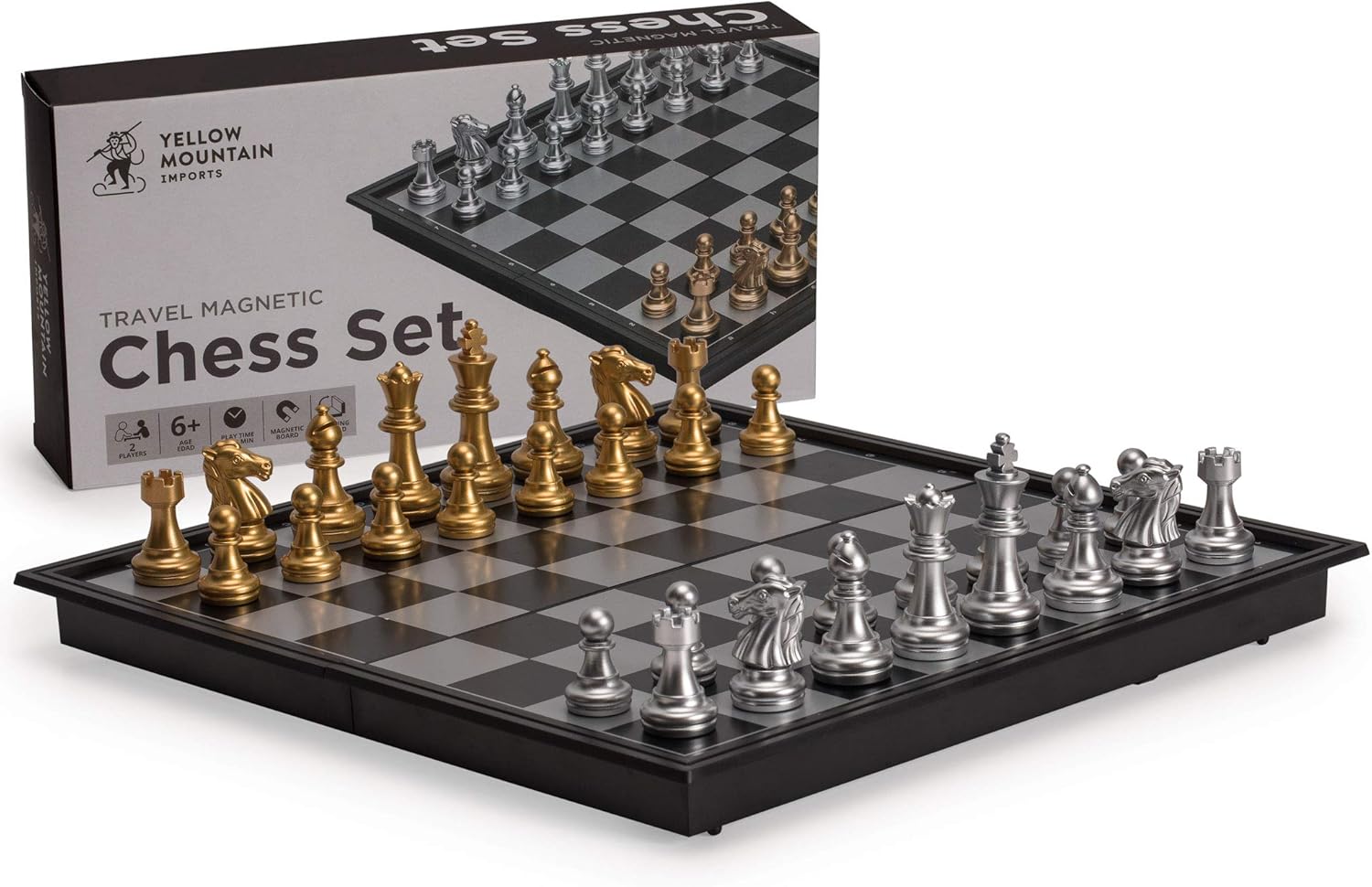 Jeu D'échec Magnétique Amazon Diompirux Échiquier Magnétique Pliable 21x21 Cm - Jeu D'échecs De Voyage Avec Rangement échiquier 21x21cm